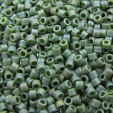 DB1594 Green Avocado Opaque AB Matte, Size 11/0 Miyuki Delica Beads, 5.2g approx...