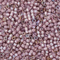 DB1791 White Lined Amethyst AB, Size 11/0 Miyuki Delica Beads, 5.2g approx.