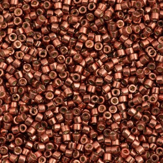 DB1837B Duracoat Galvanized Pink Blush, Size 11/0 Miyuki Delica Beads, 50gm bag DB1837B Duracoat Galvanized Pink Blush, Size 11/0 Miyuki Delica Beads, 50gm bag
