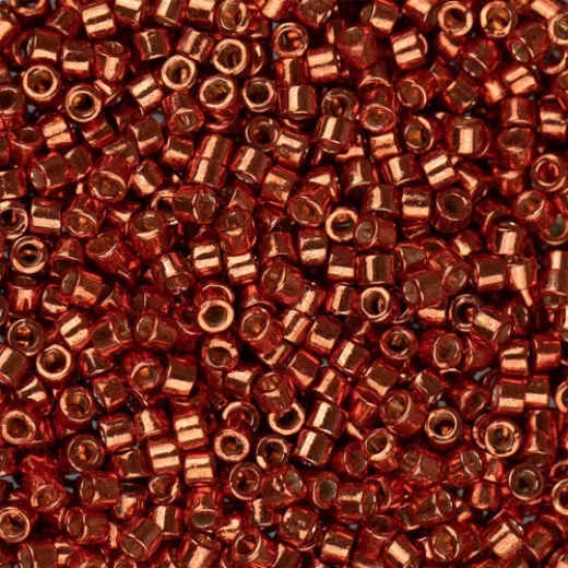 DBM1838 Duracoat Galvanised Cherry Berry Miyuki Delica Beads Size 10/0 - Colour Code 1838 - 5.2Grms DBM1838 Duracoat Galvanised Cherry Berry Miyuki Delica Beads Size 10/0 - Colour Code 1838 - 5.2Grms