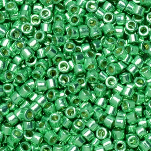 DBM1844 Duracaoat Galvanized Dk Mint Green, Size 10/0 Miyuki Delica Beads, Colour code 1844 - Approx. 5.2g DBM1844 Duracaoat Galvanized Dk Mint Green, Size 10/0 Miyuki Delica Beads, Colour code 1844 - Approx. 5.2g