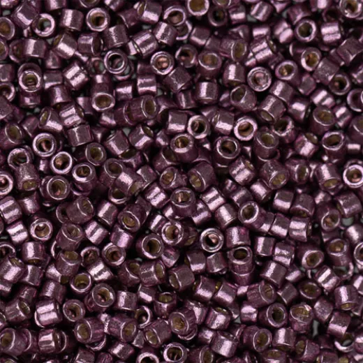 DBM1850 Duracoat Galvanized Eggplant Miyuki  Delica Beads, Size 10/0, - 5.2 grms - colour code 1850
