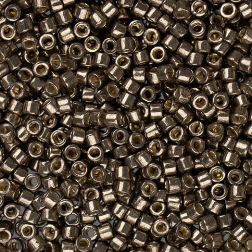 DB1852 Duracoat Galvanized Pewter, Size 11/0 Miyuki Delica Beads, 5.2g approx. DB1852 Duracoat Galvanized Pewter, Size 11/0 Miyuki Delica Beads, 5.2g approx.
