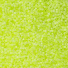 DB1857 Lime Acid Silk Inside Dyed, Size 11/0 Miyuki Delica Beads, 5.2g approx. 