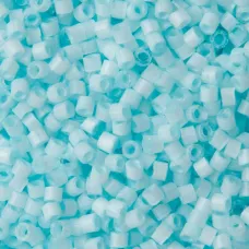 DB1859 Frozen Blue Silk Inside Dyed, Size 11/0 Miyuki Delica Beads, 5.2g approx....