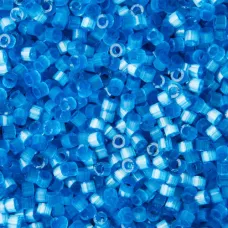 DB1860 Delphinium Silk Inside Dyed, Size 11/0 Miyuki Delica Beads, 5.2g approx. 