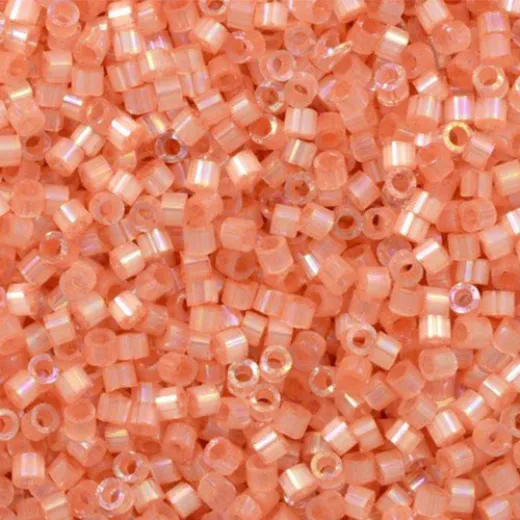DB1863B Cinnamon Silk AB Inside Dyed, Size 11/0 Miyuki Delica Beads, 50gm bag DB1863B Cinnamon Silk AB Inside Dyed, Size 11/0 Miyuki Delica Beads, 50gm bag