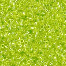 DB1888 Chartreuse Transparent Luster, Size 11/0 Miyuki Delica Beads, 5.2g approx...