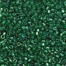 DB1894 Emerald Transparent Luster, Size 11/0 Miyuki Delica Beads, 5.2g approx. 