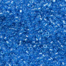 DB1895 Capri Blue Transparent Luster, Size 11/0 Miyuki Delica Beads, 5.2g approx...