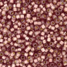 DB2183  Semi-Frosted Silver Lined Dyed Raisin 11/0 Duracoat Miyuki Delica Beads...
