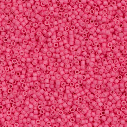 DB2117 Duracoat Opaque Carnation, Size 11/0 Miyuki Delica Beads, 5.2g approx DB2117 Duracoat Opaque Carnation, Size 11/0 Miyuki Delica Beads, 5.2g approx