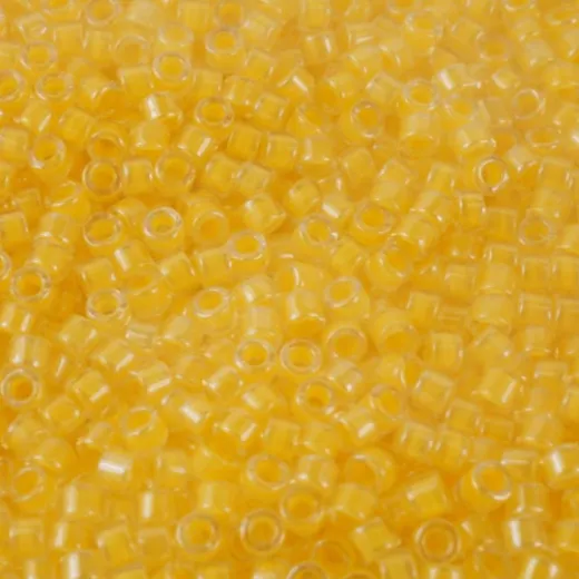 DB2032 Luminous Sun Glow, Size 11/0 Miyuki Delica Beads, 5.2g approx. DB2032 Luminous Sun Glow, Size 11/0 Miyuki Delica Beads, 5.2g approx.