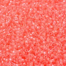 DBM2034 MIyuki Delica Beads Size 10/0, Luminous Flamingo, 5.2 Grams