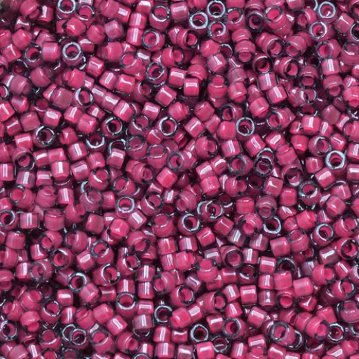 DB2050 Luminous Jazzberry, Size 11/0 Miyuki Delica Beads, 5.2g approx. DB2050 Luminous Jazzberry, Size 11/0 Miyuki Delica Beads, 5.2g approx.