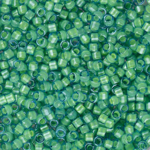 DB2053B Light Turquoise Luminous Neon Colour, Size 11/0 Miyuki Delica Beads, 50gm bag DB2053B Light Turquoise Luminous Neon Colour, Size 11/0 Miyuki Delica Beads, 50gm bag