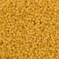 DB2102 Duracoat Opaque Dyed Light Topaz Size 11/0 Miyuki Delica Beads, 5.2g approx.