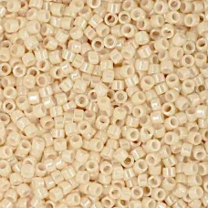 DB2105 Beige Opaque Duracoat Miyuki 11/0 Delica Beads, 5.2g approx.