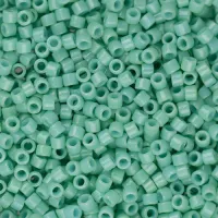 DB2125 Duracoat Opaque Dyed Turquoise Green, Size 11/0 Miyuki Delica Beads, 5.2g approx.