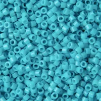DB2130 Duracoat Opaque Dyed Turquoise Blue, Size 11/0 Miyuki Delica Beads, 5.2g approx.