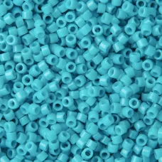 DB2130 Duracoat Opaque Dyed Turquoise Blue, Size 11/0 Miyuki Delica Beads, 5.2g ...