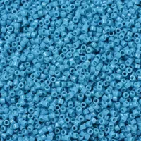 DB2133B Duracoat Opaque Dyed Capri Blue, Size 11/0 Miyuki Delica Beads, 50gm bag