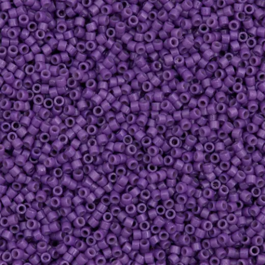 DB2140 Duracoat Opaque Dyed Dark Mauve, Size 11/0 Miyuki Delica Beads, 5.2g approx. DB2140 Duracoat Opaque Dyed Dark Mauve, Size 11/0 Miyuki Delica Beads, 5.2g approx.