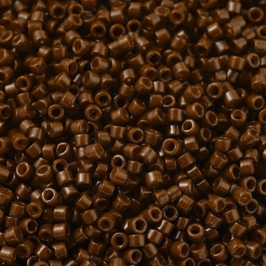 DB2142 Cognac Opaque Duracoat Miyuki 11/0 Delica Beads, 5.2g approx. DB2142 Cognac Opaque Duracoat Miyuki 11/0 Delica Beads, 5.2g approx.