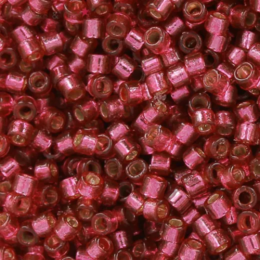 DB2161 Silver Lined Dyed Petunia 11/0 Duracoat Miyuki Delica Beads, 50gm DB2161 Silver Lined Dyed Petunia 11/0 Duracoat Miyuki Delica Beads, 50gm