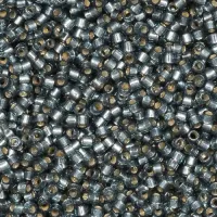 DB2166 Light Blue Steel Silver Lined Dyed Duracoat Miyuki 11/0 Delica Beads, 50g approx.
