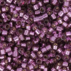 DB2169 Lilac Silver Lined Dyed Duracoat Miyuki 11/0 Delica Beads, 5.2g approx.