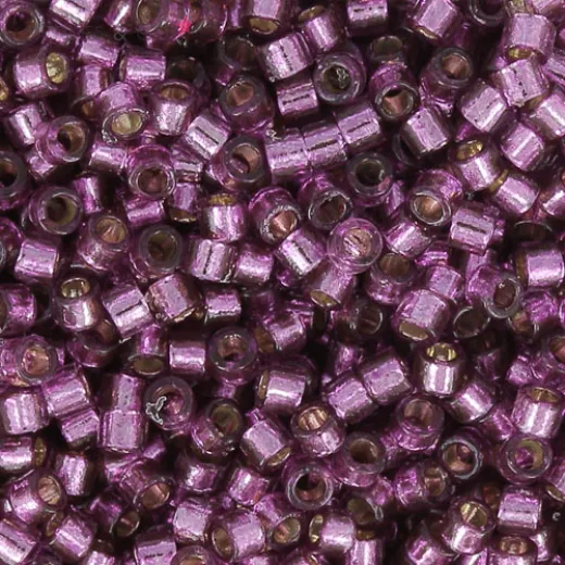 DB2169 Lilac Silver Lined Dyed Duracoat Miyuki 11/0 Delica Beads, 50g approx. DB2169 Lilac Silver Lined Dyed Duracoat Miyuki 11/0 Delica Beads, 50g approx.