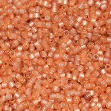 DB2172B Semi-Frosted Silver Lined Dyed Copper 11/0 Duracoat Miyuki Delica Beads,...