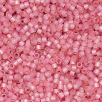 DB2189  Semi-Frosted Silver Lined Dyed Honeysuckle 11/0 Duracoat Miyuki Delica Beads, 5.2gm approx.