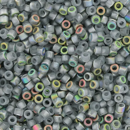 DBL2203 Crystal Vitrail Matte size 8/0 Miyuki Delica Beads, Colour 2203, 5.2g approx. DBL2203 Crystal Vitrail Matte size 8/0 Miyuki Delica Beads, Colour 2203, 5.2g approx.