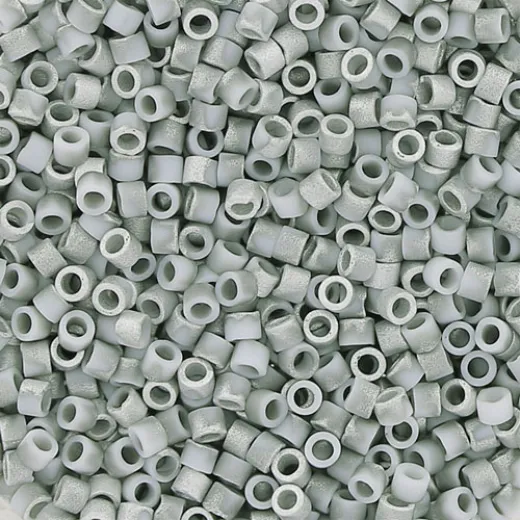 DB2204 Crystal Labrador Matte, Size 11/0 Miyuki Delica Beads, 5.2g approx. DB2204 Crystal Labrador Matte, Size 11/0 Miyuki Delica Beads, 5.2g approx.