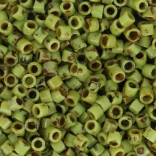 DBM2265 Opaque Chartreuse Picasso, Size 10/0  Miyuki Delica Beads, Colour code 2...
