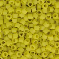 DB2283  Matte Opaque Glazed Citron Size 11/0 Miyuki Delica Beads, 5.2gm approx.