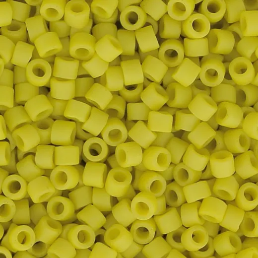 DB2283 Matte Opaque Glazed Citron Size 11/0 Miyuki Delica Beads, 5.2gm approx. DB2283 Matte Opaque Glazed Citron Size 11/0 Miyuki Delica Beads, 5.2gm approx.