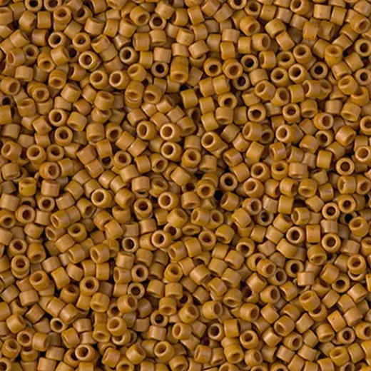 DB2286 Frost Opaque Glazed Pecan Size 11/0 Miyuki Delica Beads, 50gm bag DB2286 Frost Opaque Glazed Pecan Size 11/0 Miyuki Delica Beads, 50gm bag