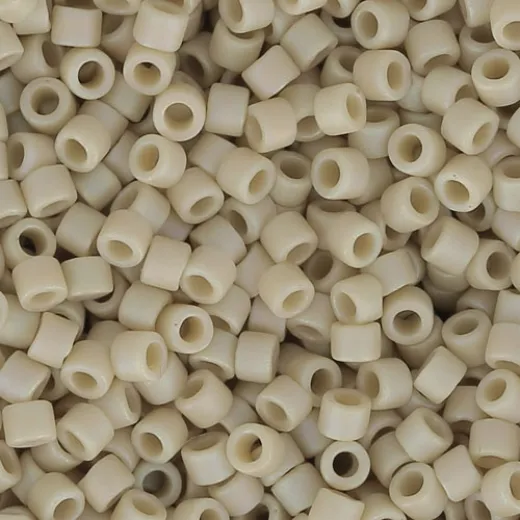 DB2301 Frost Opaque Glazed Ivory Rainbow Size 11/0 Miyuki Delica Beads, 5.2gm approx. DB2301 Frost Opaque Glazed Ivory Rainbow Size 11/0 Miyuki Delica Beads, 5.2gm approx.