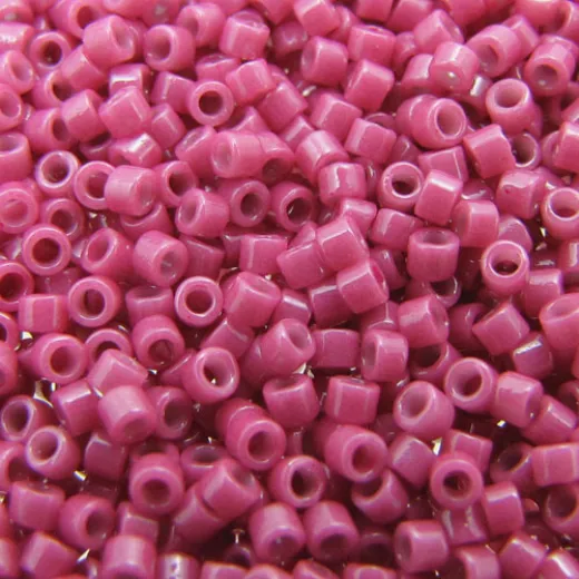 DB2353 Opaque Raspberry Duracoat size 11/0 Miyuki Delica Beads, 5.2g approx. DB2353 Opaque Raspberry Duracoat size 11/0 Miyuki Delica Beads, 5.2g approx.