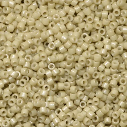 DB2363 Opaque Antique White Duracoat size 11/0 Miyuki Delica Beads, 5.2g approx. DB2363 Opaque Antique White Duracoat size 11/0 Miyuki Delica Beads, 5.2g approx.
