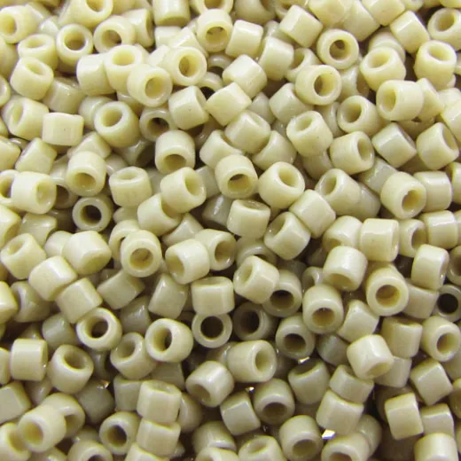 DB2364 Opaque Navajo White Duracoat size 11/0 Miyuki Delica Beads, 5.2g approx. DB2364 Opaque Navajo White Duracoat size 11/0 Miyuki Delica Beads, 5.2g approx.