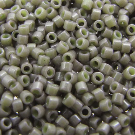 DB2365 Opaque Ash Grey Duracoat size 11/0 Miyuki Delica Beads, 50gm approx.. DB2365 Opaque Ash Grey Duracoat size 11/0 Miyuki Delica Beads, 50gm approx..