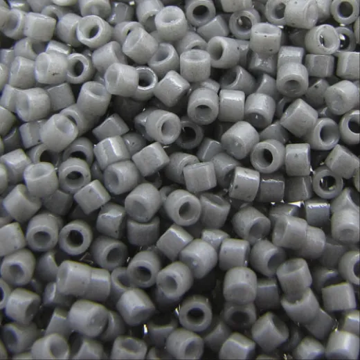 DB2367 Duracoat Opaque Slate Grey size 11/0 Miyuki Delica Beads, 50gm approx.. DB2367 Duracoat Opaque Slate Grey size 11/0 Miyuki Delica Beads, 50gm approx..