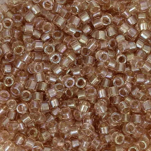 DB2373 Blush Fancy Lined Size 11/0 Miyuki Delica Beads, 5.2gm DB2373 Blush Fancy Lined Size 11/0 Miyuki Delica Beads, 5.2gm