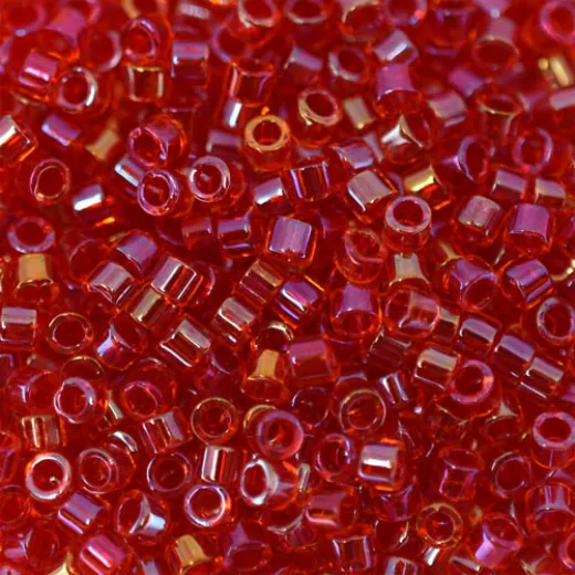 DB2374 Siam Fancy Lined Size 11/0 Miyuki Delica Beads, 5.2gm DB2374 Siam Fancy Lined Size 11/0 Miyuki Delica Beads, 5.2gm
