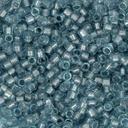 DB2383 Silver Sky Fancy Lined Size 11/0 Miyuki Delica Beads, 5.2gm