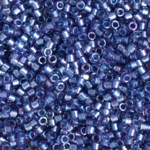 DB2386 Han Blue Fancy Lined Size 11/0 Miyuki Delica Beads, 5.2gm DB2386 Han Blue Fancy Lined Size 11/0 Miyuki Delica Beads, 5.2gm